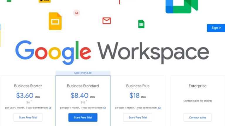 Paket Dan Harga Google Workspace Terbaru 2023