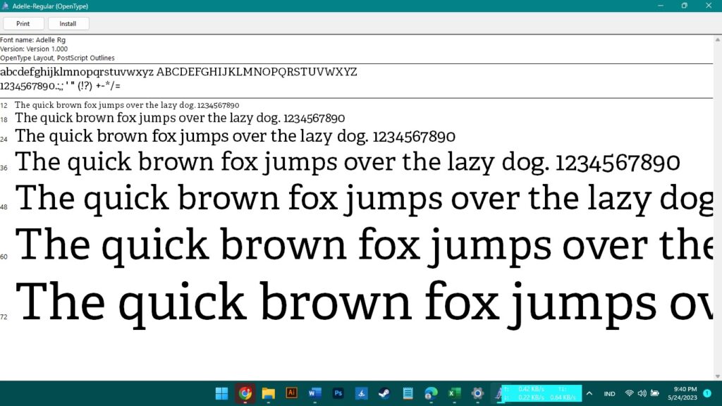 cara menambah font di windows 10